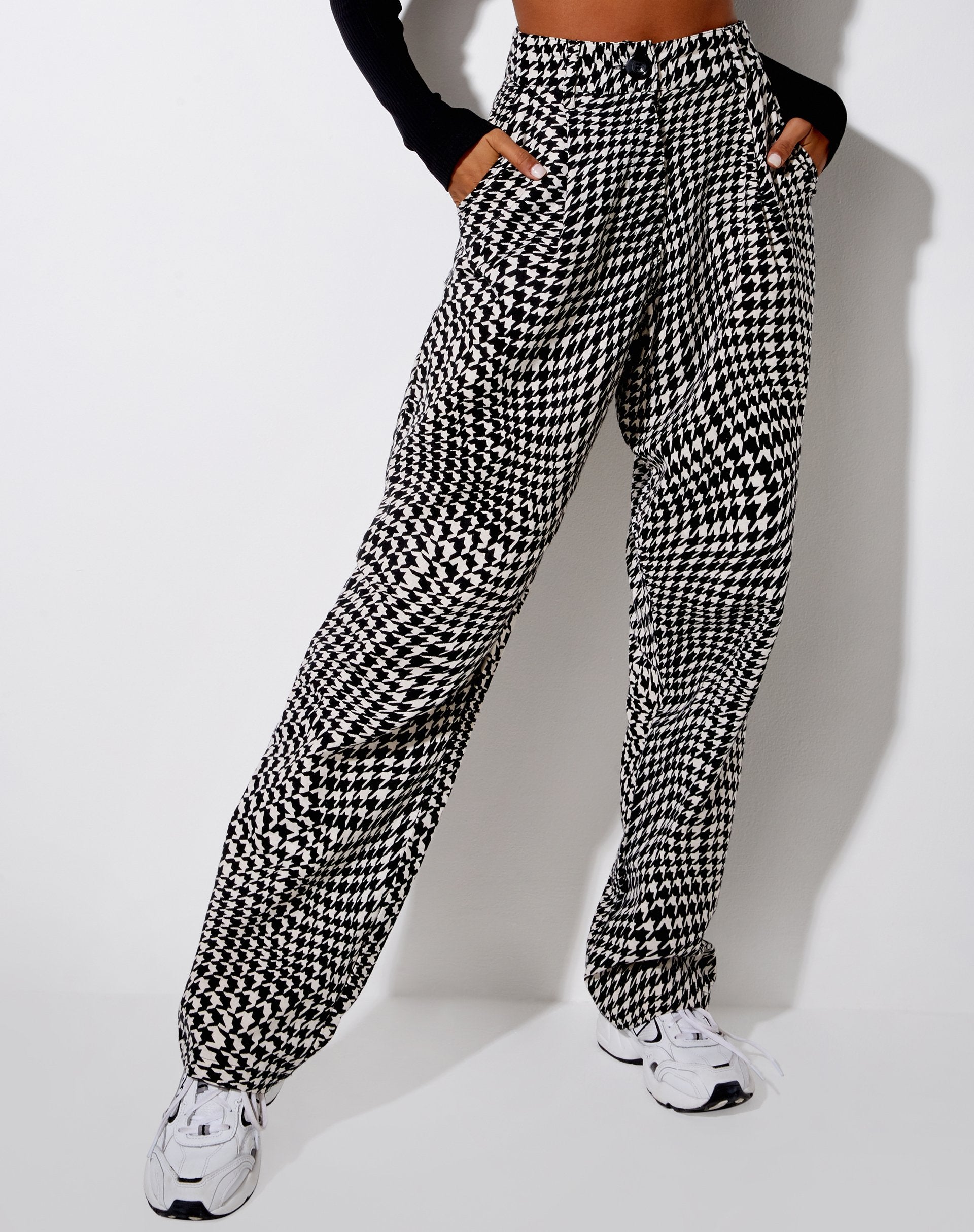 Immagine dei pantaloni Sakila in Wavey Dogtooth
