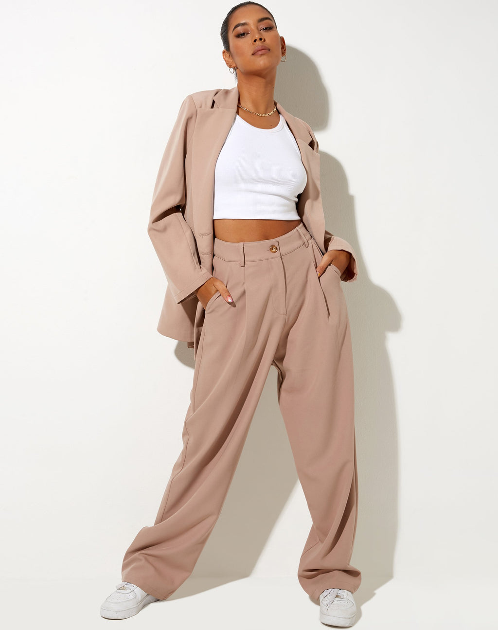 Pantaloni Sakila in Lilla polveroso sartoriale