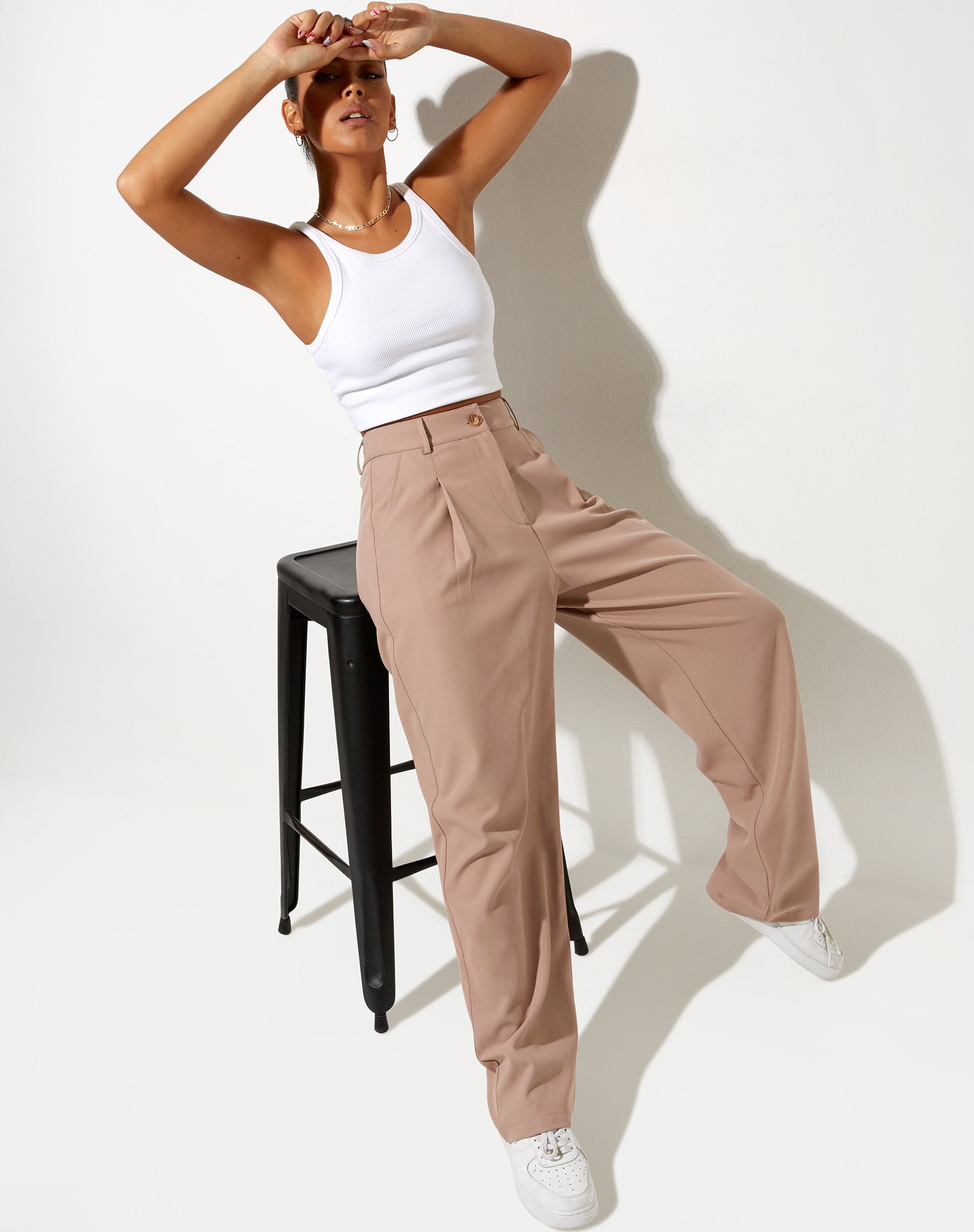 Immagine del pantalone Sakila in Lilla polveroso sartoriale