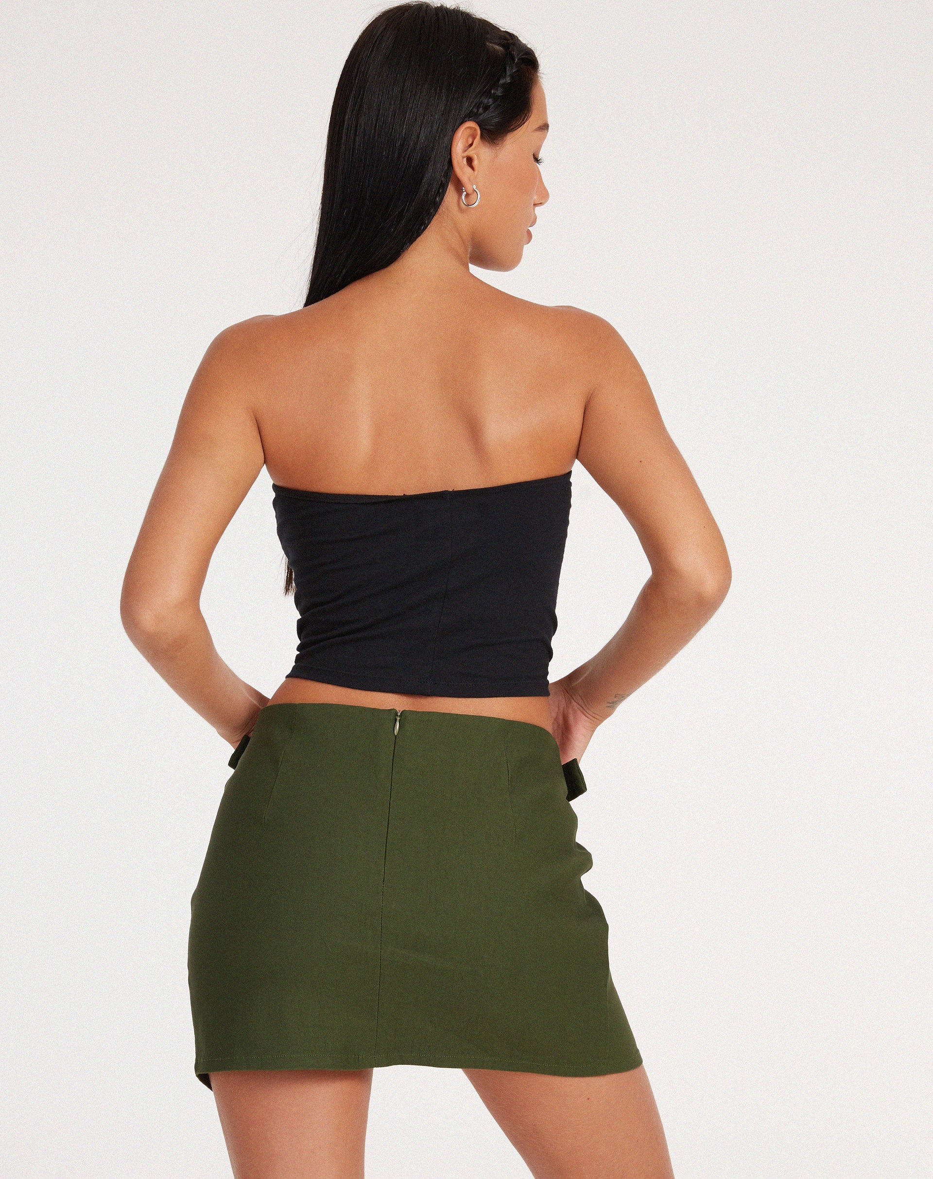 immagine di Salma Mini Skirt in Olive