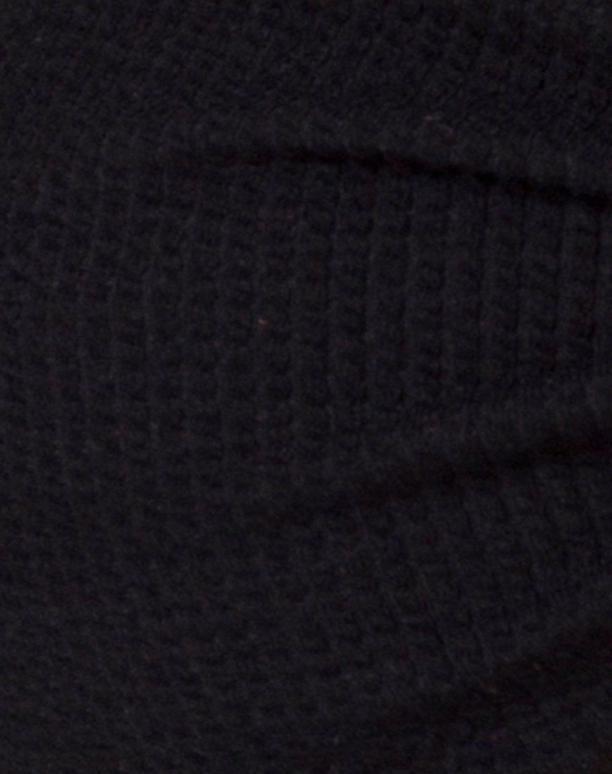 Immagine di Samara Bikini Top in Crinkle Rib Nero