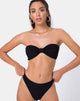 Immagine di Samara Bikini Top in Crinkle Rib Nero