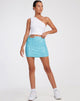 immagine di Samini Mini Skirt in Drape Sequin Blu