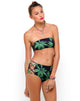 Immagine di Sandrift Bikini Bottom senza spalline in Palm Leaf Green