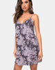 Immagine di Sanna Slip Dress in grigio sbiancato tie dye