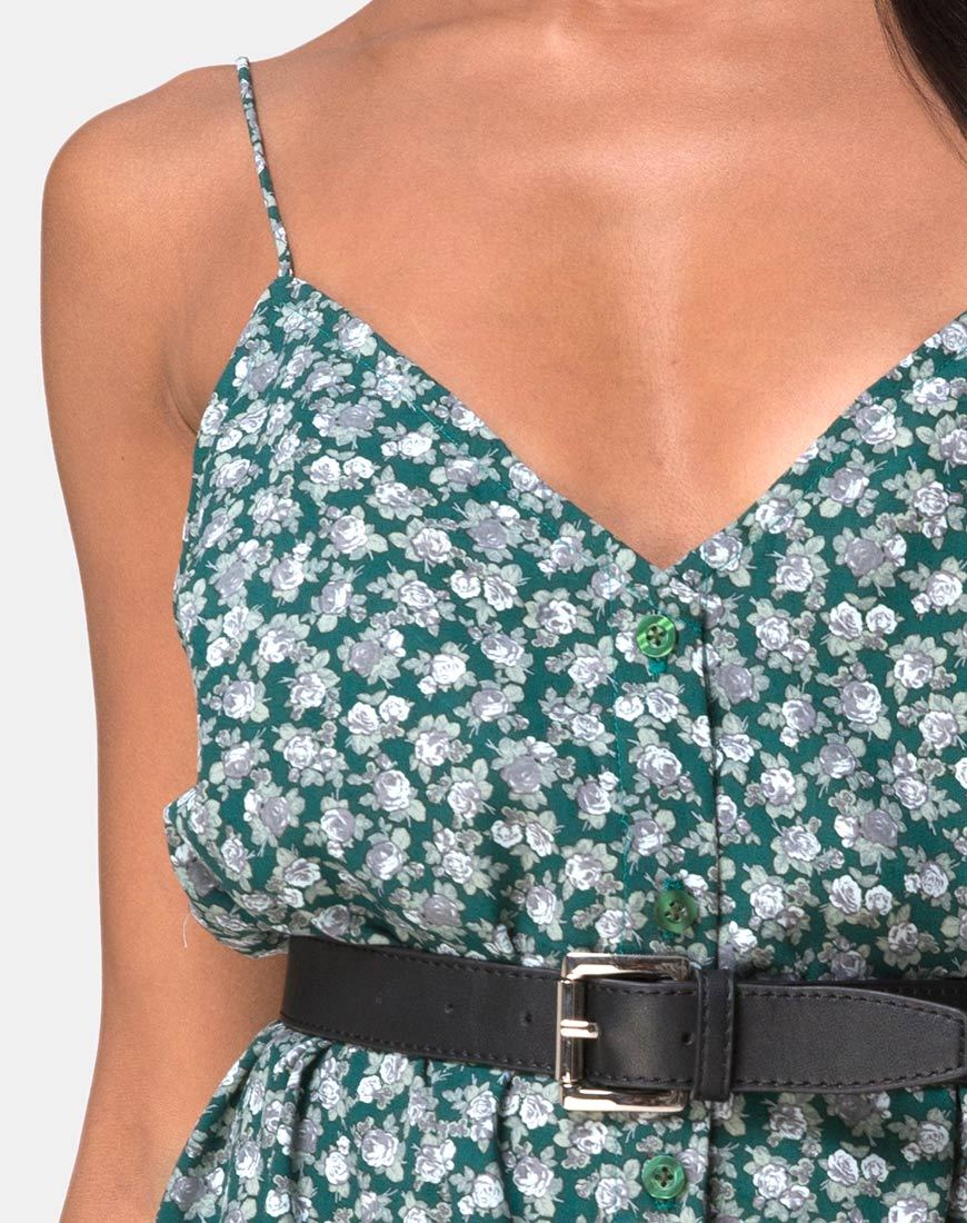 Immagine di Sanna Slip Dress in Floral Bloom Verde
