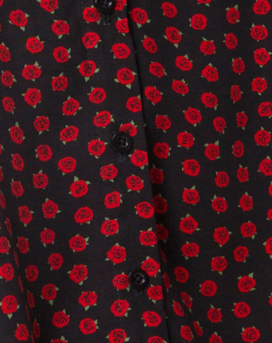 Immagine di Sanna Slip Dress in Dotty Rose Nero