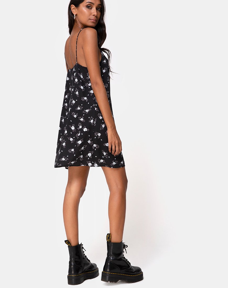 Immagine di Sanna Slip Dress in Tulipano Scuro