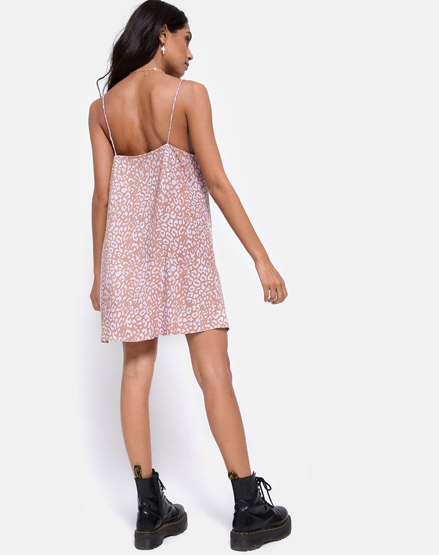 Immagine di Sanna Slip Dress in macchia di leopardo