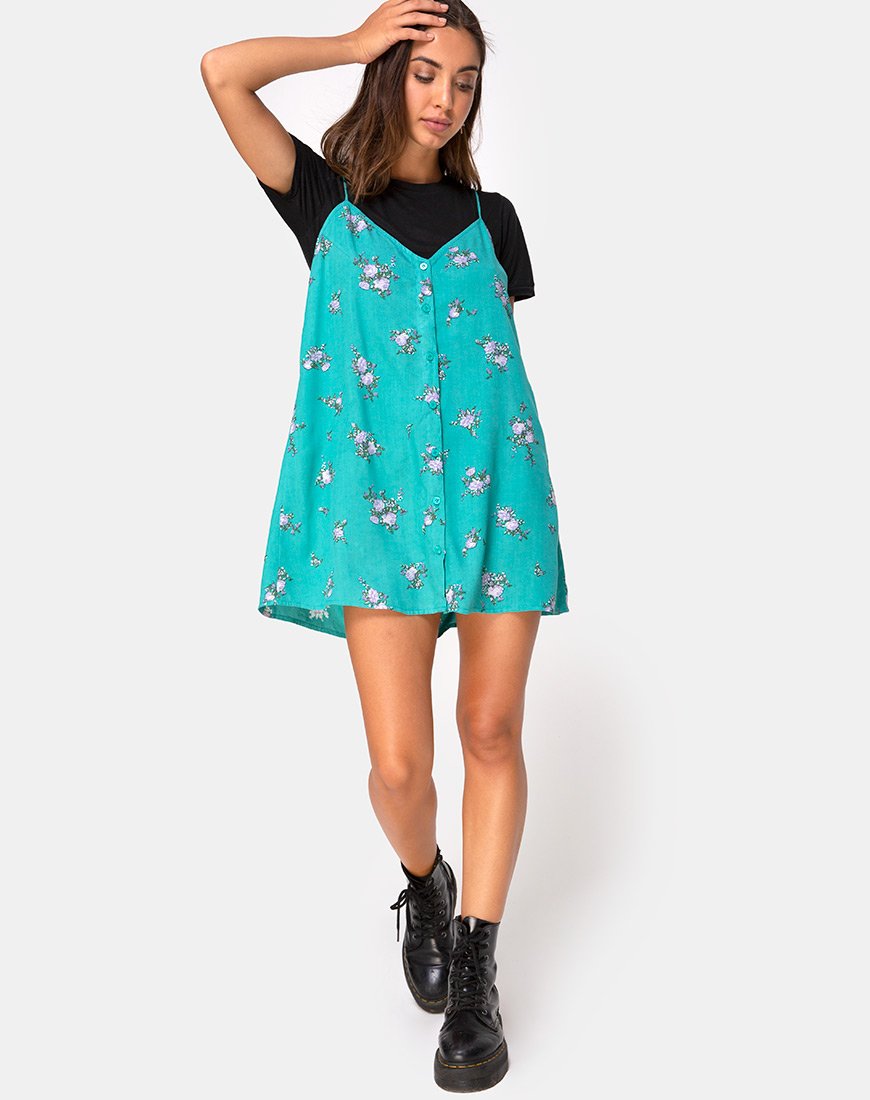 Immagine di Sanna Slip Dress in Soi Rose Green