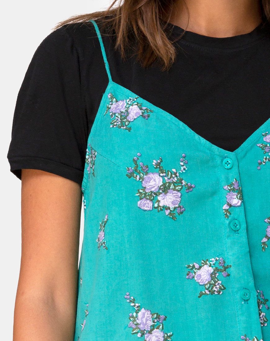 Immagine di Sanna Slip Dress in Soi Rose Green