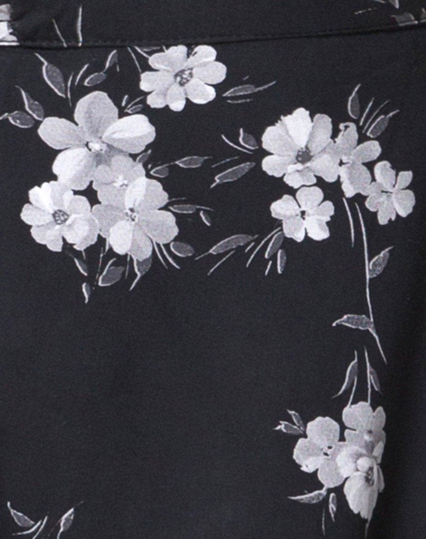 Immagine di Satha Midi Skirt in Mono Flower Black