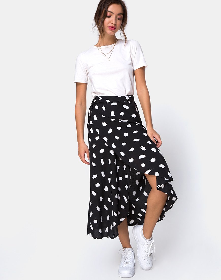 Immagine di Satha Gonna Midi in Diana Dot Nero
