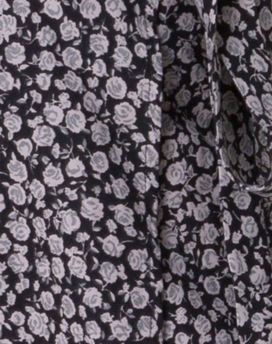 Immagine di Satha Gonna in Ditsy Rose Nero