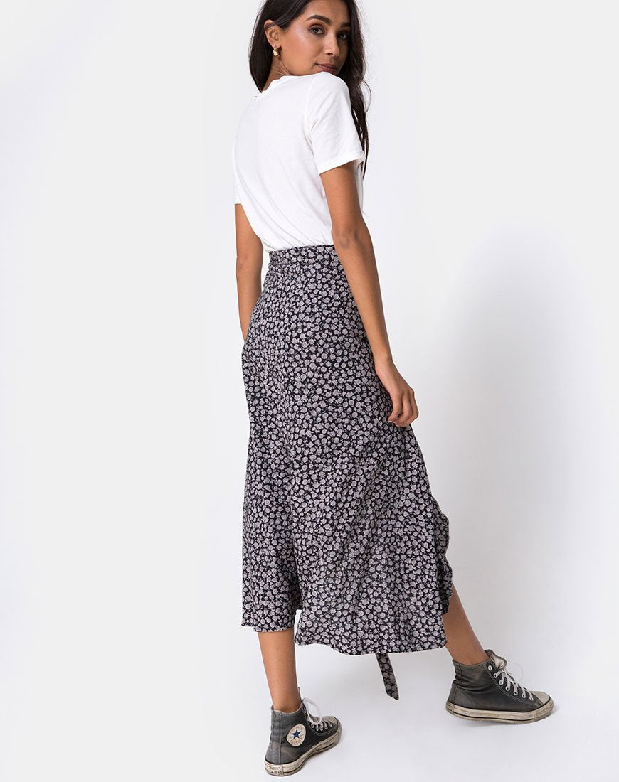 Gonna Satha in Ditsy Rose Nero