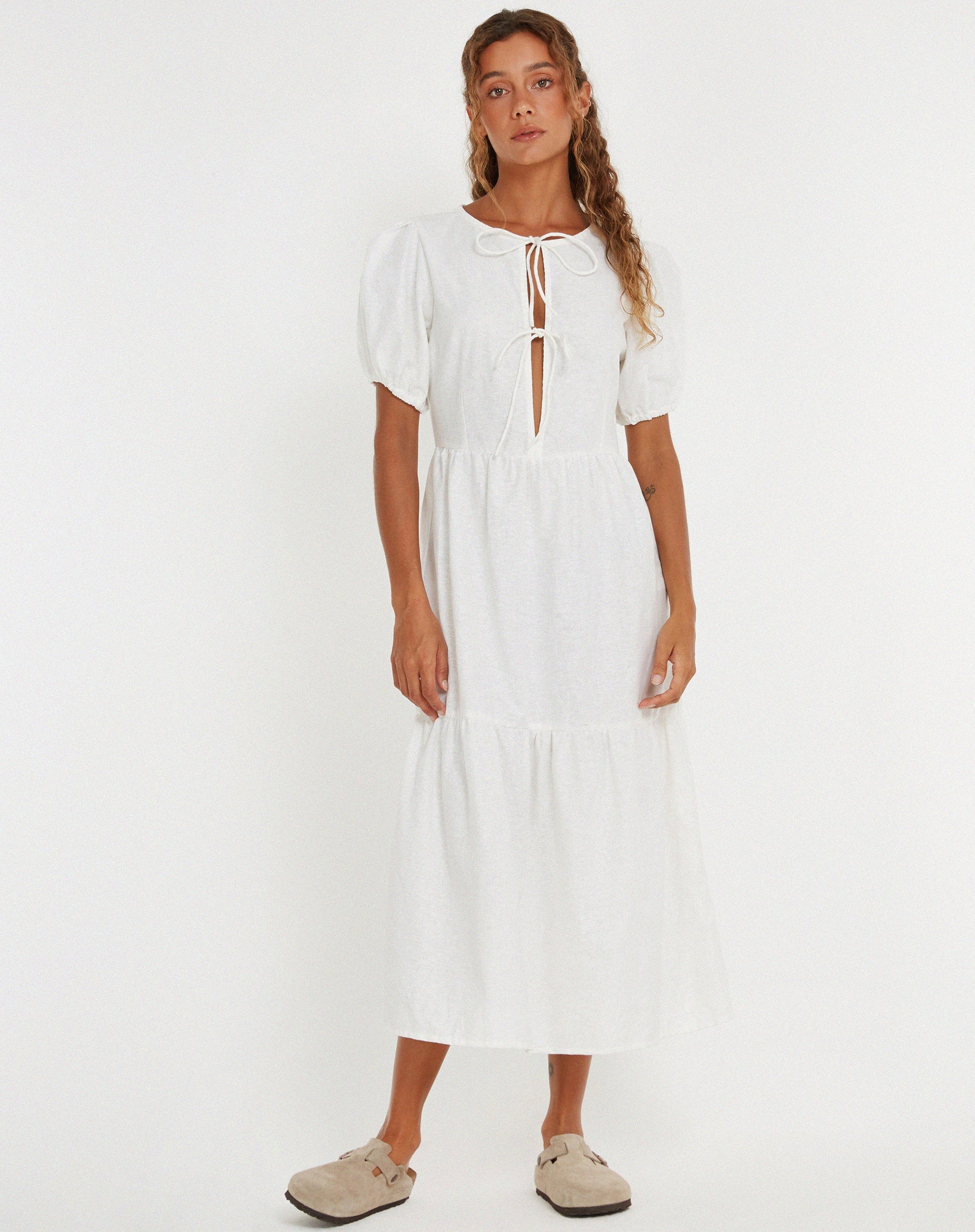 immagine di Sawyer Maxi Dress in bianco