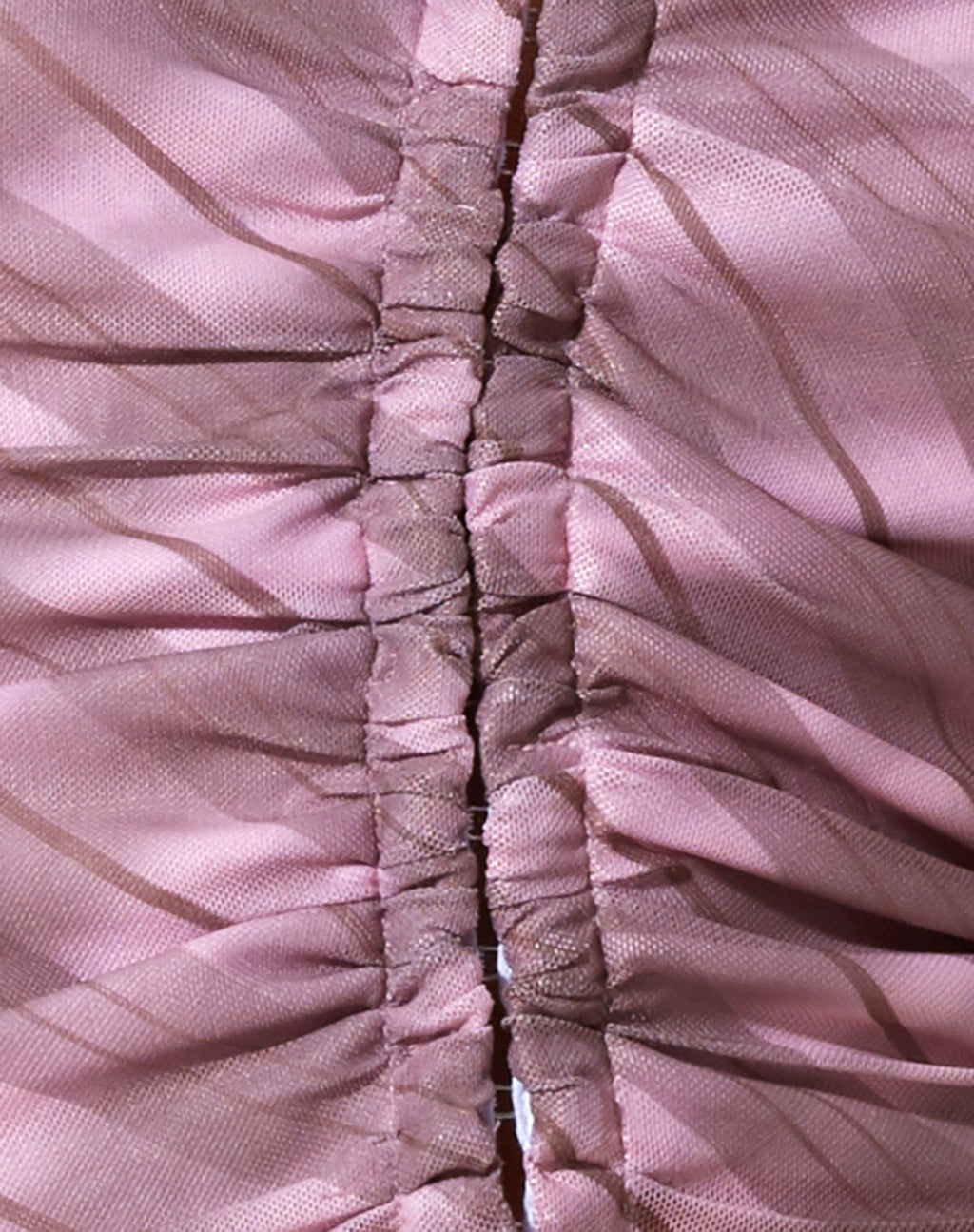 Top Wesley a quadri sfumati rosa