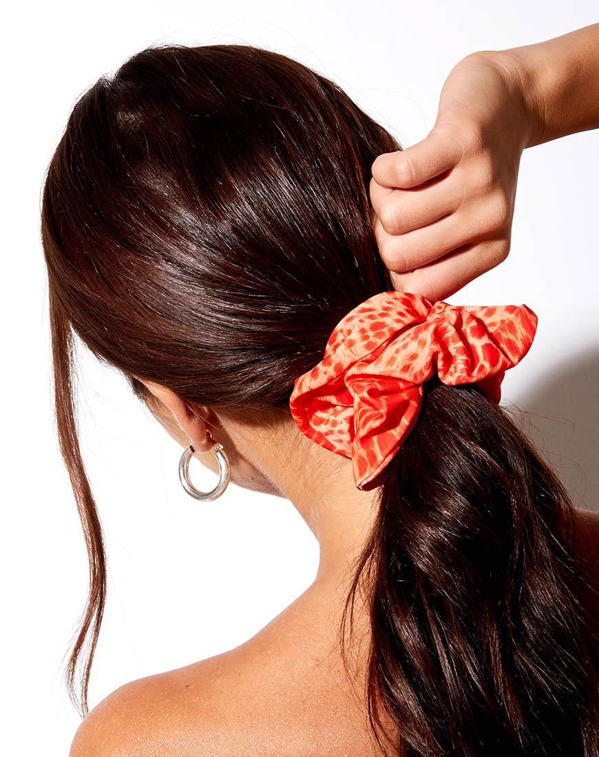 Immagine di Scrunchie in Sand Leopard Orange