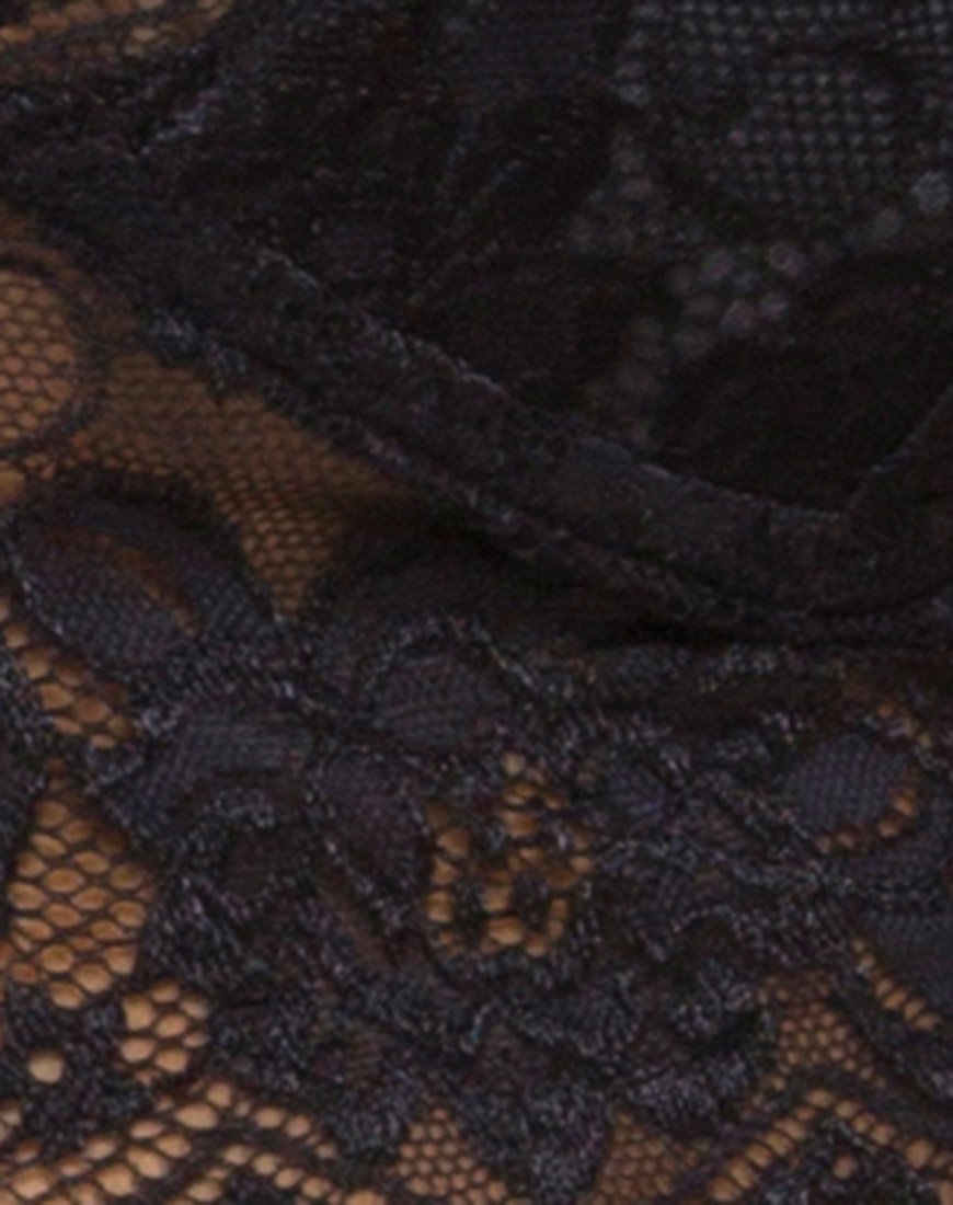 Immagine di Sejie Bralet Crop in pizzo nero