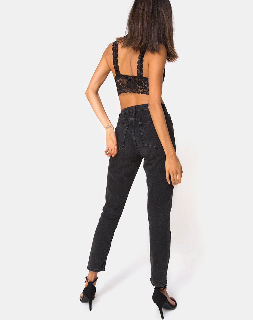 Immagine di Sejie Bralet Crop in pizzo nero