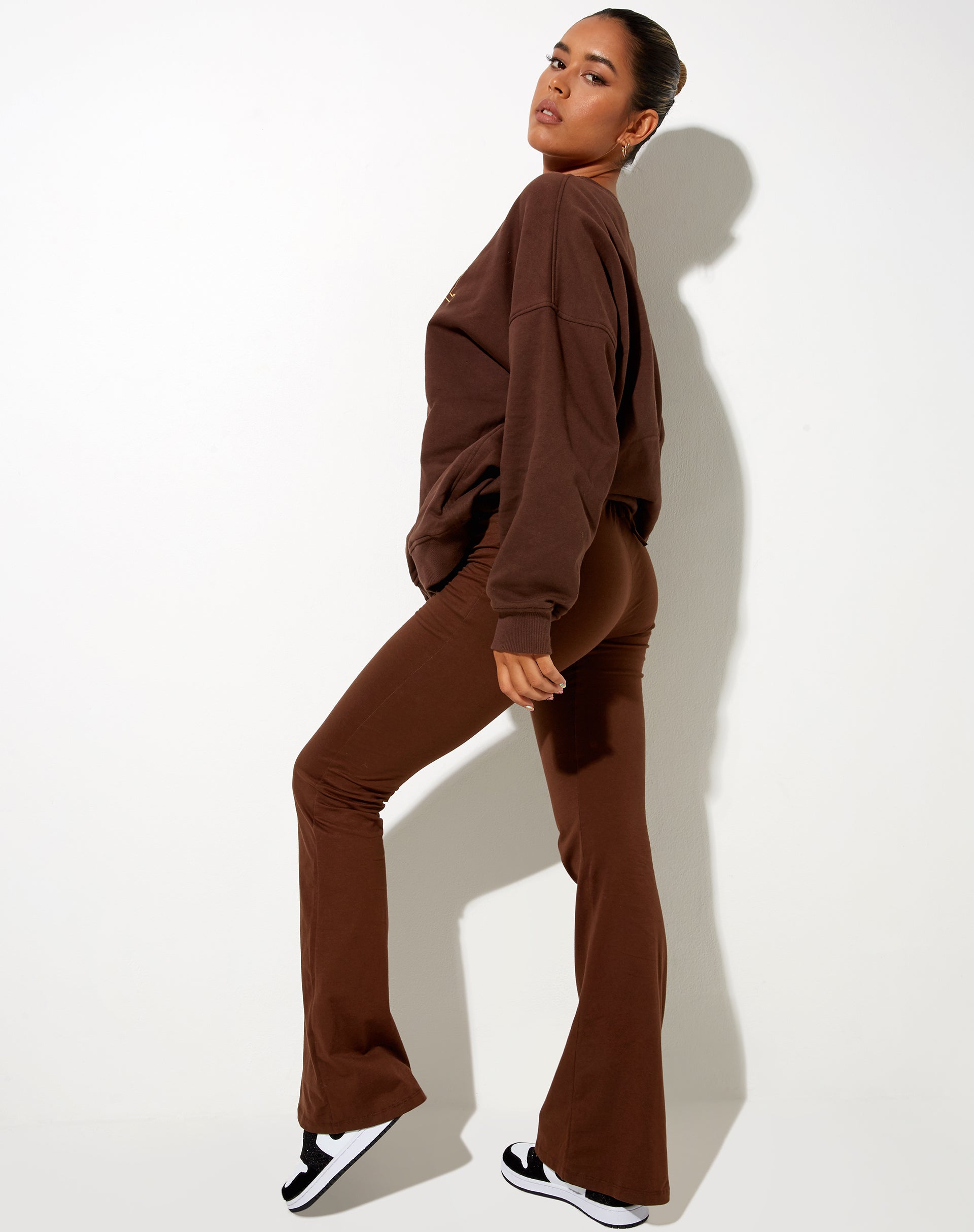 Immagine dei pantaloni Sekar Flare in Cacao