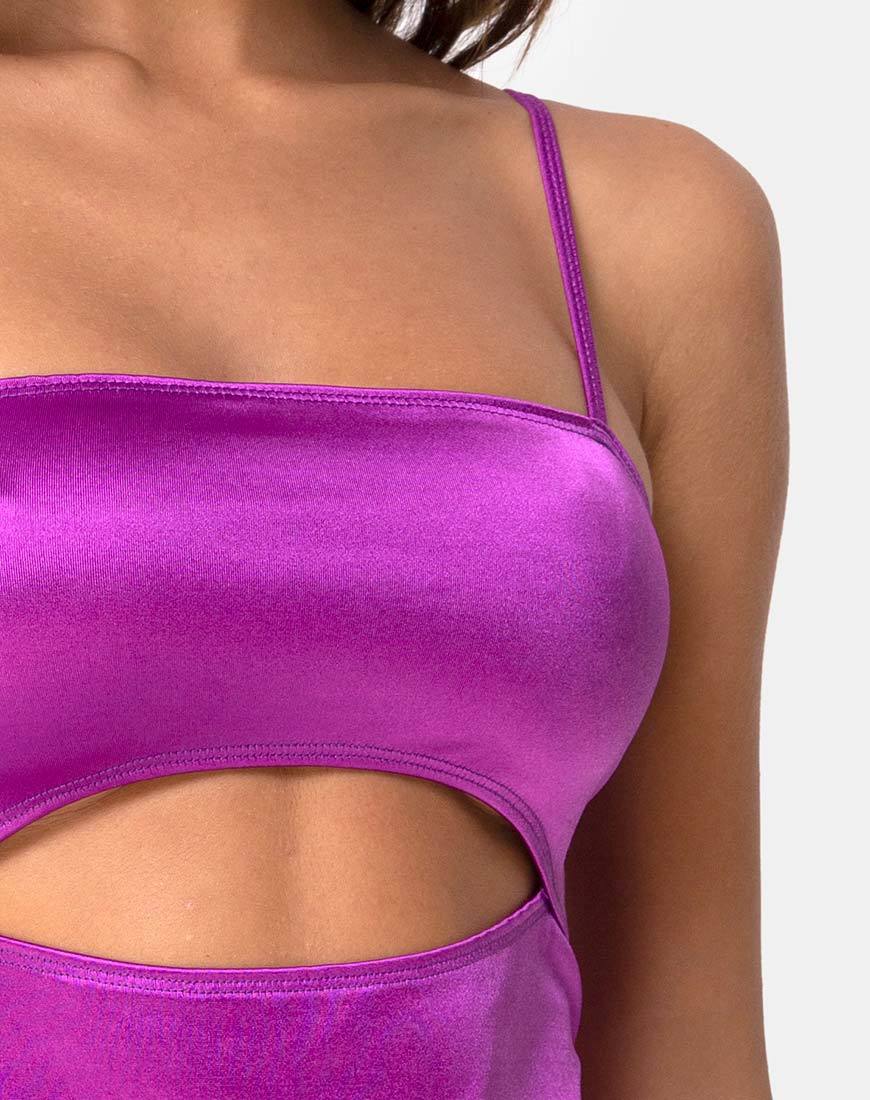 Immagine del vestito Sekka in raso viola