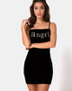 Immagine del vestito Seleh in nero con diamante Angel