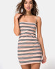 Immagine di Selah Bodycon Dress a righe classiche orizzontali