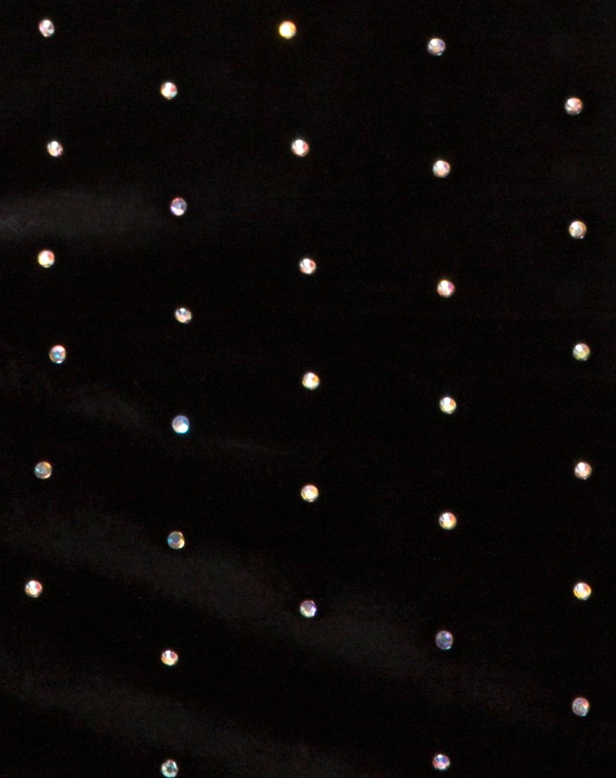 Immagine di Selah Bodycon Dress in Diamante Nero