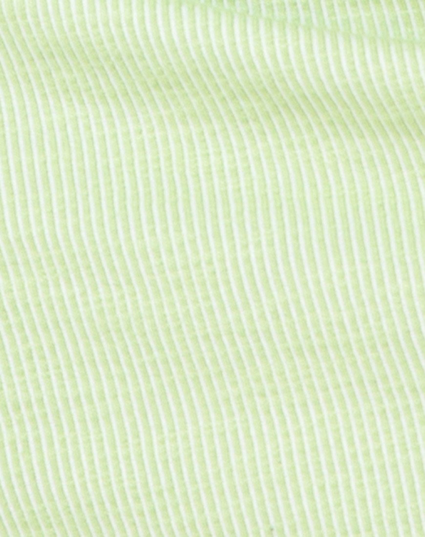 Immagine di Senja Bodycon Dress in Rib Pastel Lime