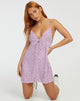 Immagine di Senora Mini Dress in Ditsy Rose Lilac