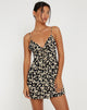 Immagine di Senora Mini Dress in Mini Daisy Nero