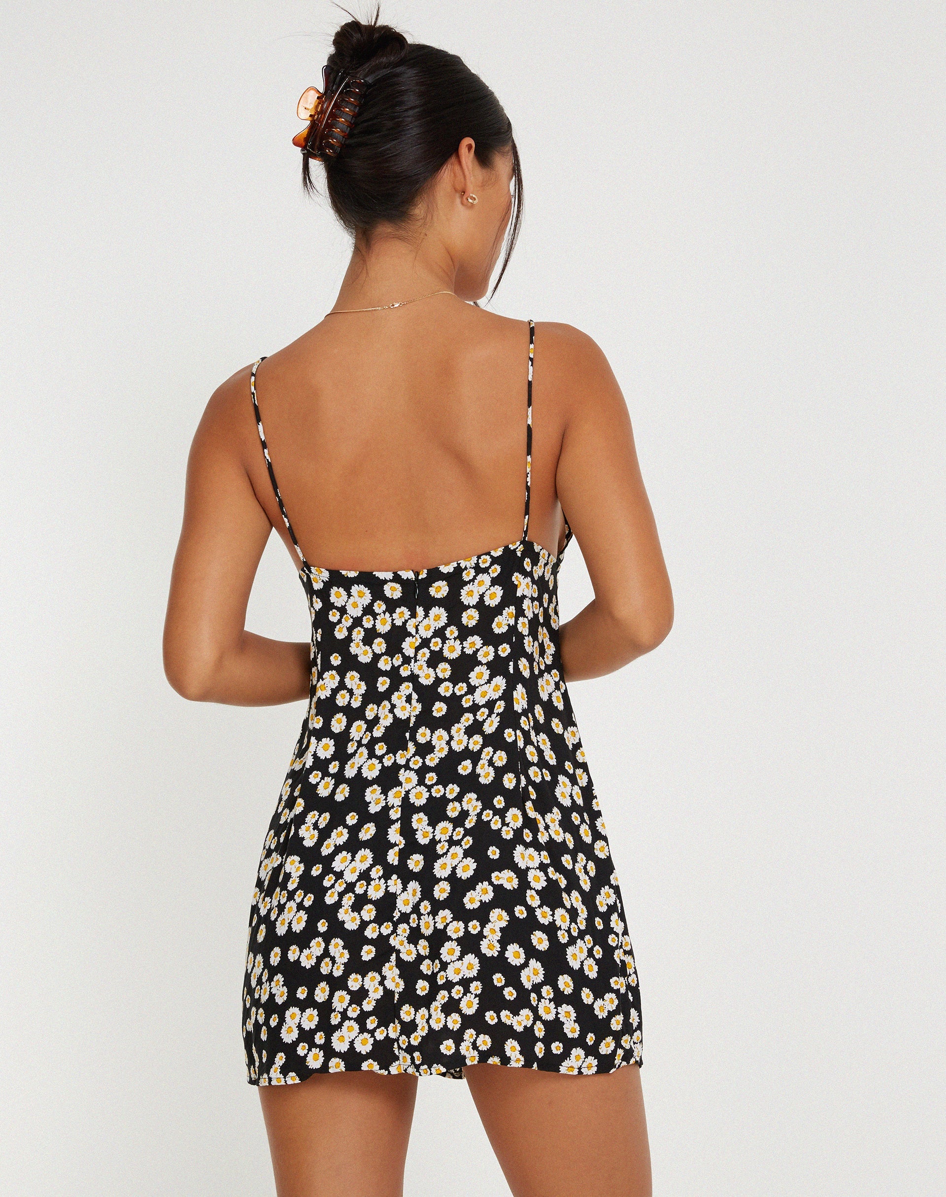 Immagine di Senora Mini Dress in Mini Daisy Nero