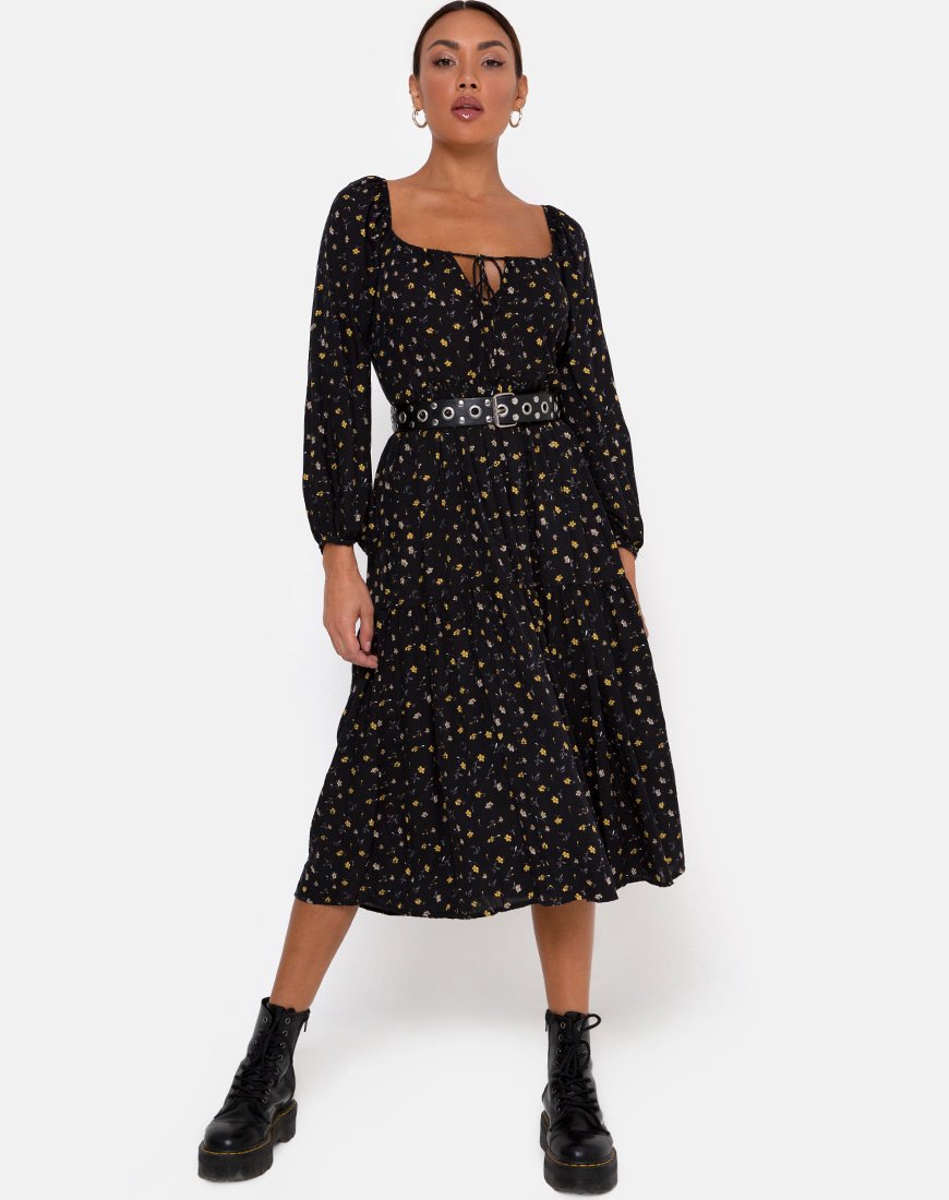 Abito Senora in Pretty Petal Black