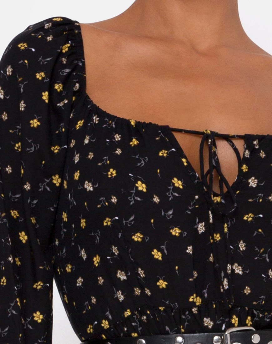 Immagine di Senora Dress in Pretty Petal Nero