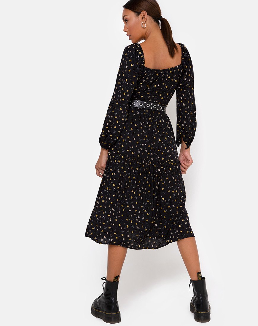 Immagine di Senora Dress in Pretty Petal Nero
