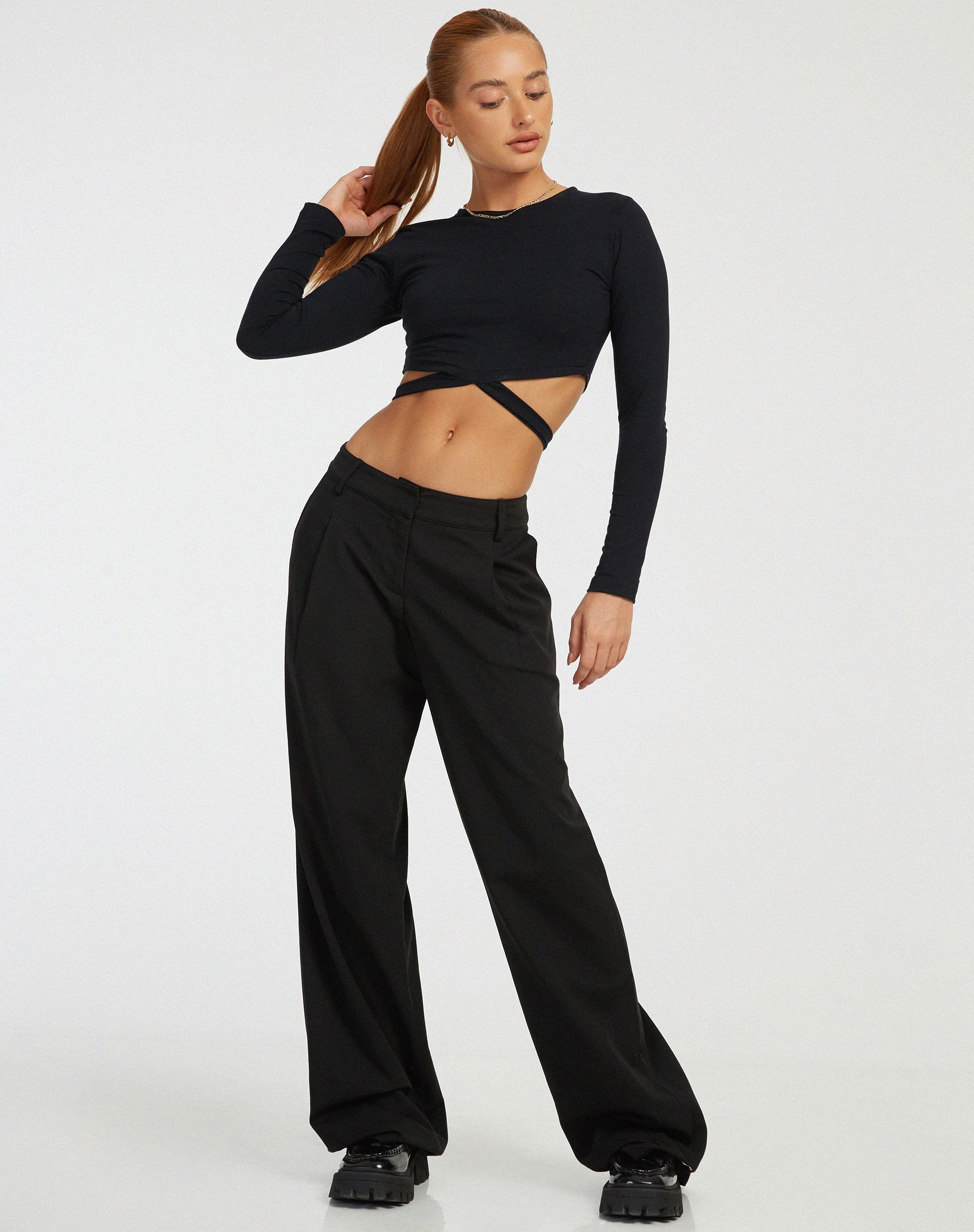 immagine di Seojun Crop Top nero