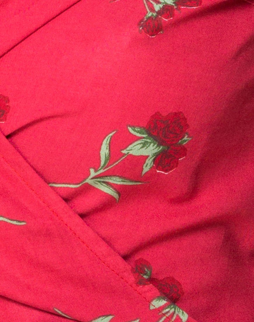 Immagine di Sepra Wrap Top in Rouge Rose Pink
