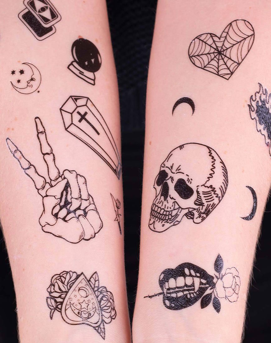 Set di tatuaggi transfer di Gypsy Shrine