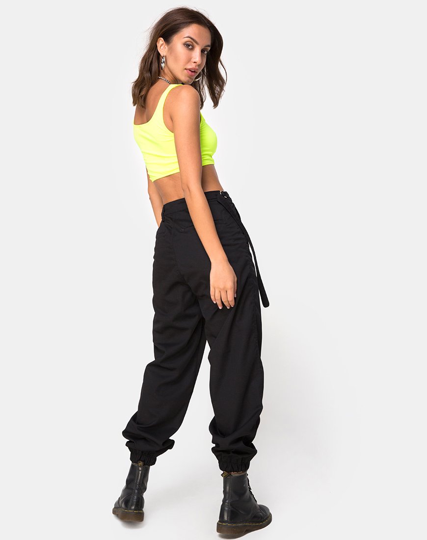 Immagine di Shani Crop Top in giallo neon