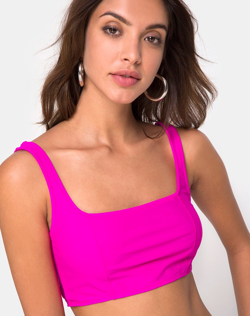 Top Shani in rosa neon