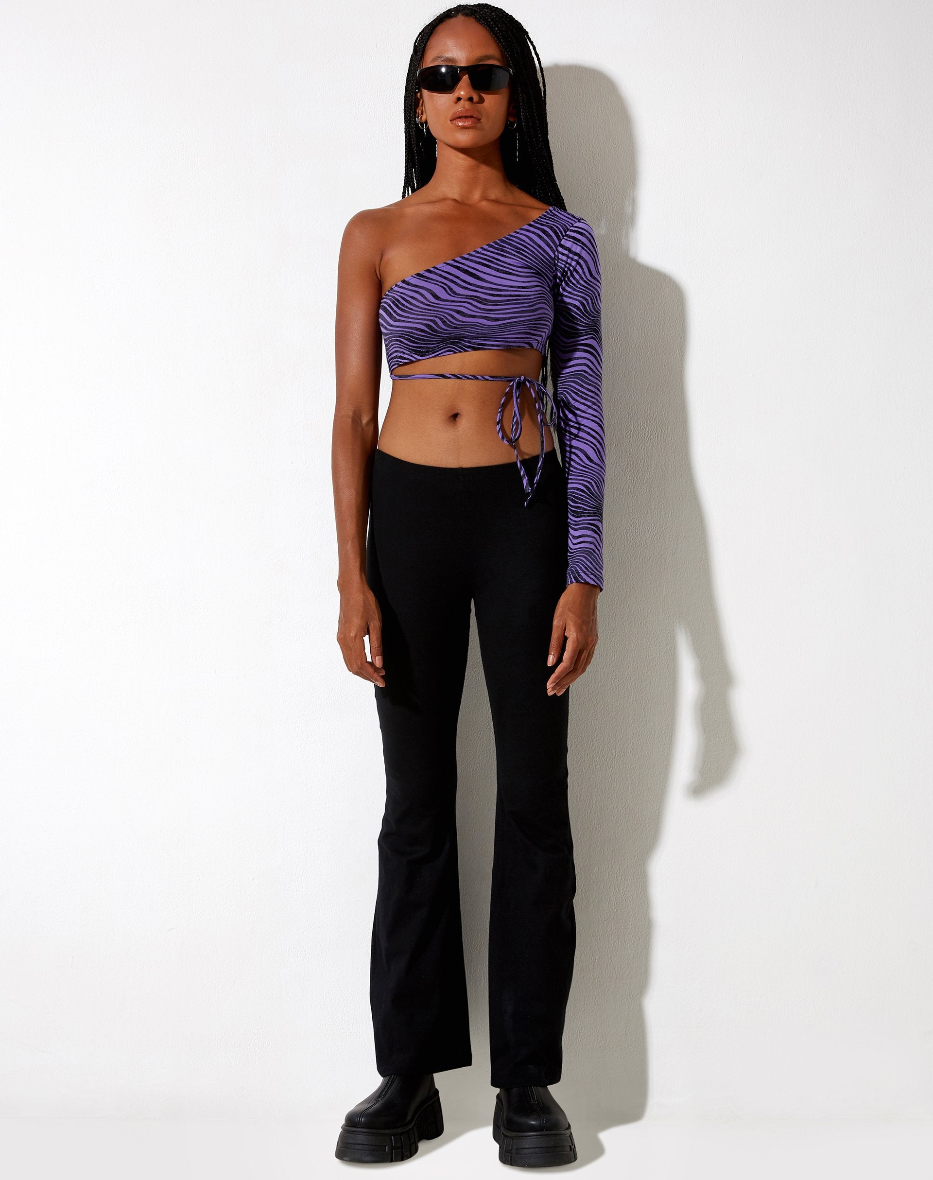 Immagine di Shanin Top a maniche lunghe in Desert Terrain Purple