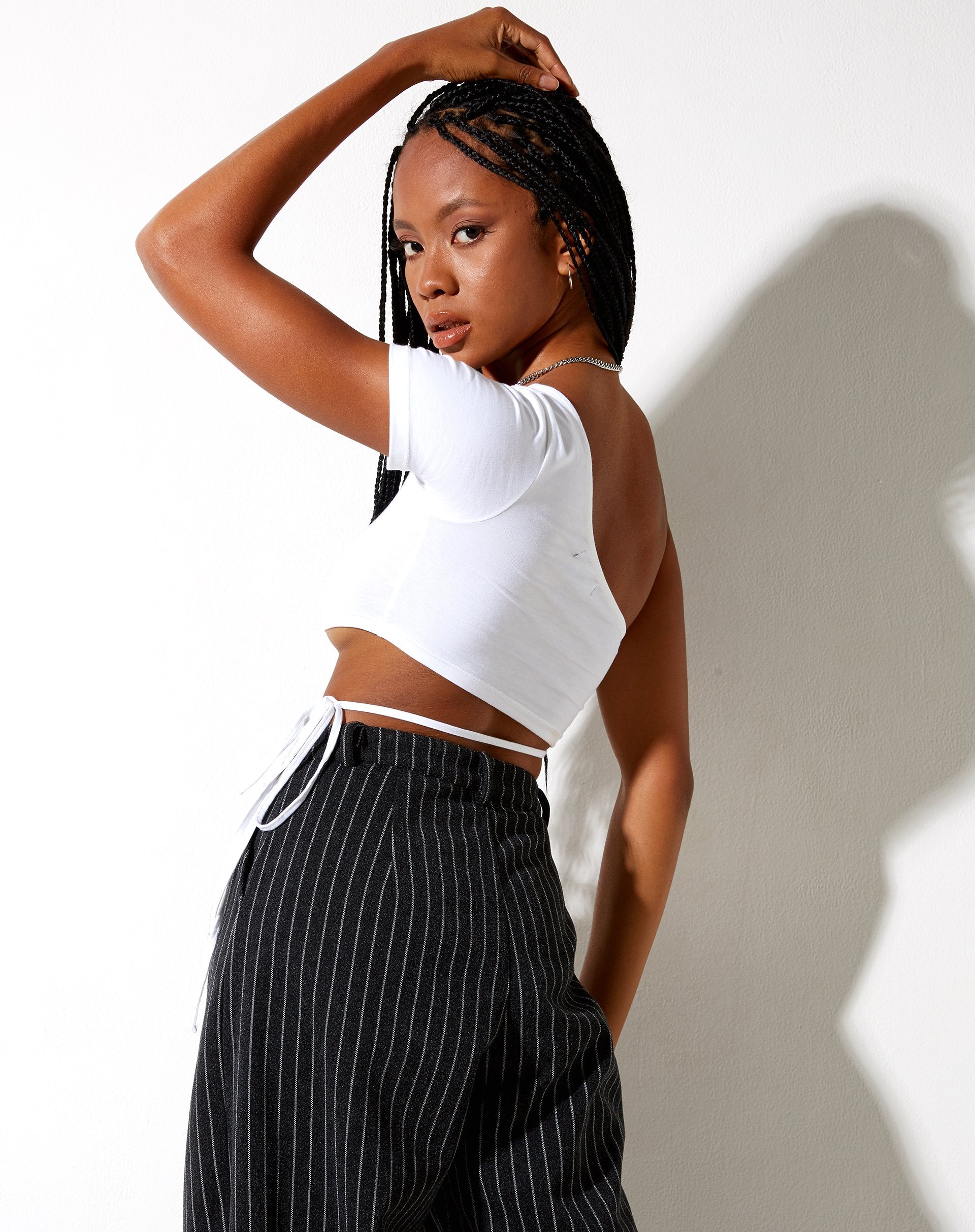 Immagine di Shanon Crop Top in bianco