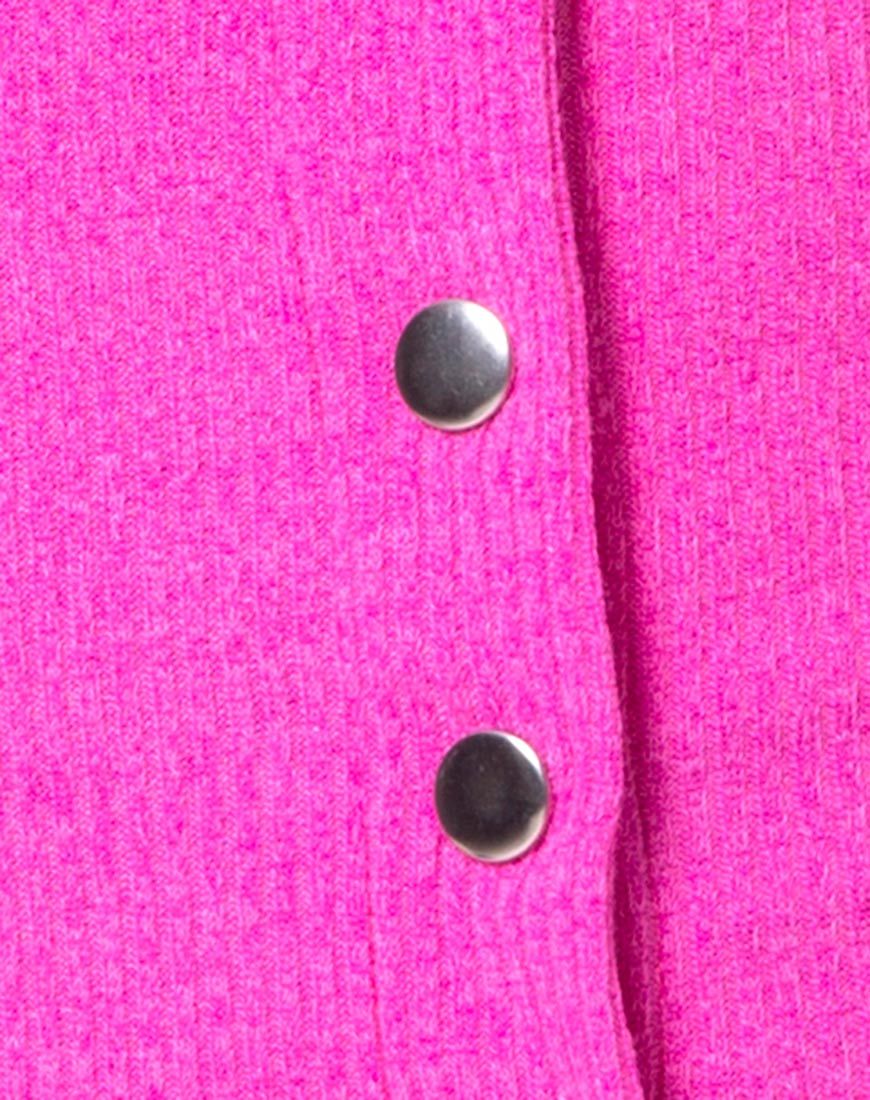Immagine di Shay Bodycon Dress in Knit Crink Hot Pink