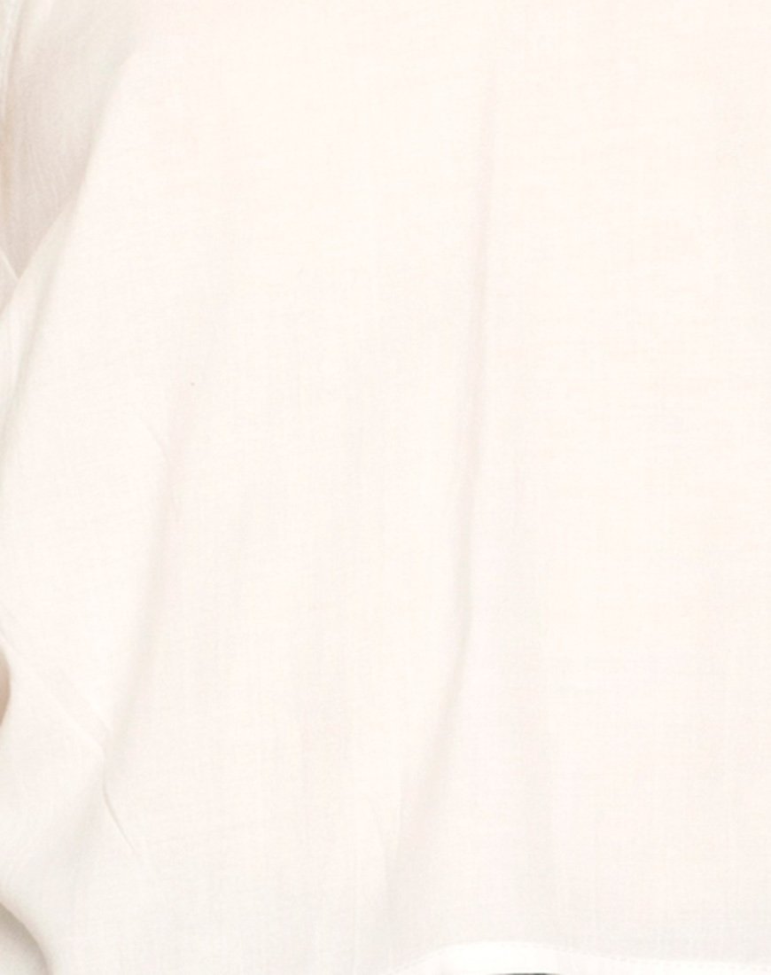 Immagine di Shea Halter Swing Crop Top in bianco