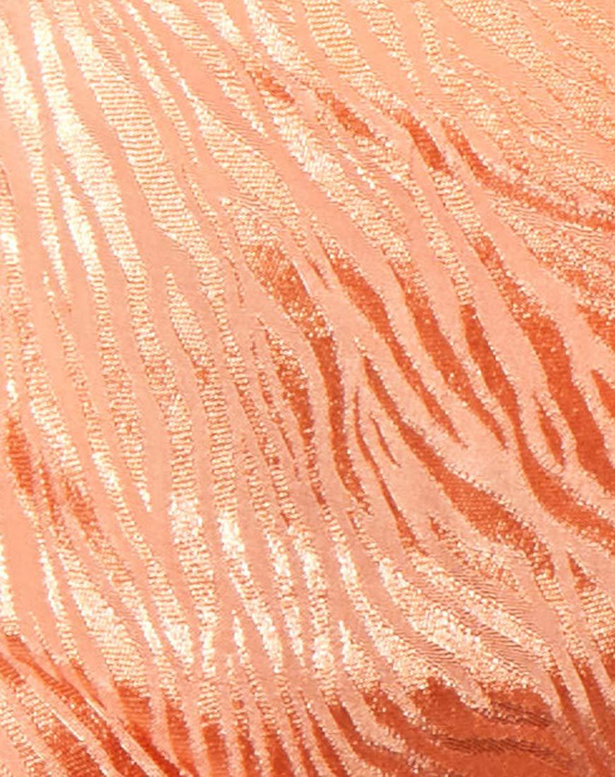 Immagine di Raemzi Top in raso Zebra Cantalupo