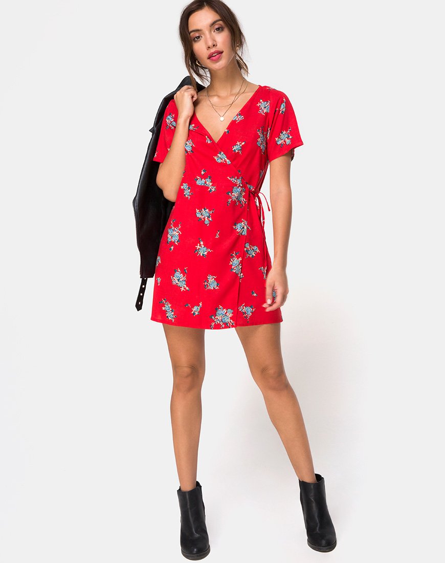 Immagine di Slava Dress in Soi Rose Red