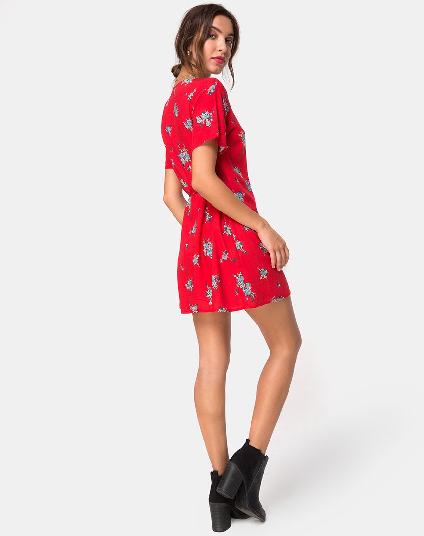 Immagine di Slava Dress in Soi Rose Red