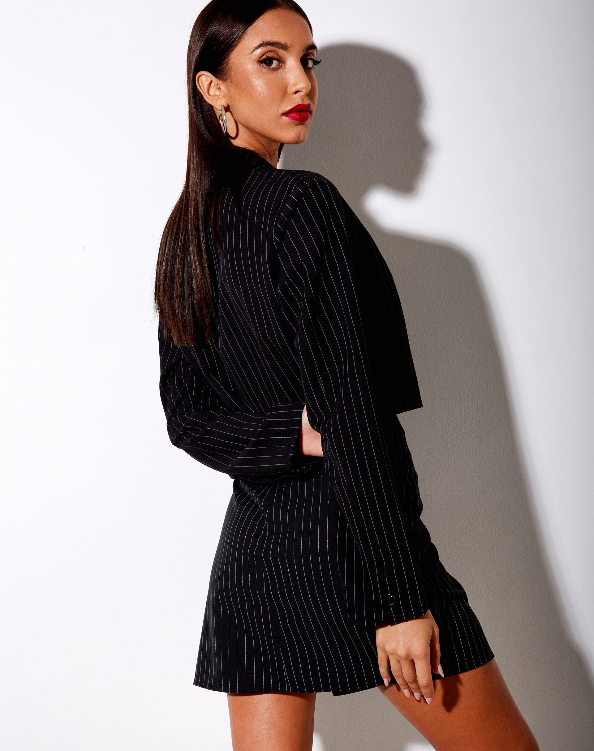 Immagine di Nolya Blazer in gessato nero