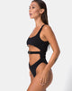 Immagine di Shila Cutout Swimsuit in Black Buckle